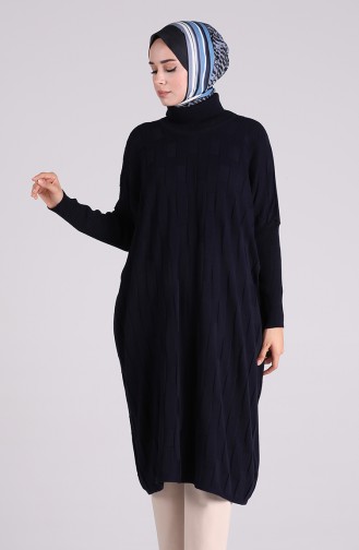 Navy Blue Poncho 1050-05