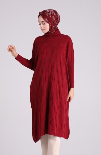 Claret red Poncho 1050-10