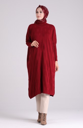 Claret red Poncho 1050-10