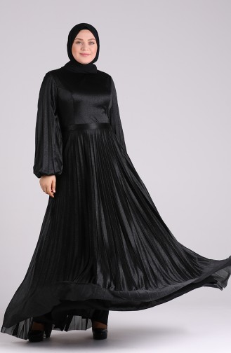 Habillé Hijab Noir 4828-01