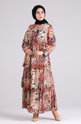 Robe Hijab Corail 6099-01
