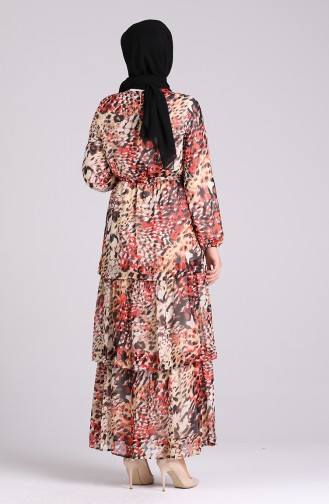 فستان مرجاني 6099-01