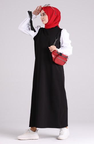 Robe Hijab Noir 1002-01