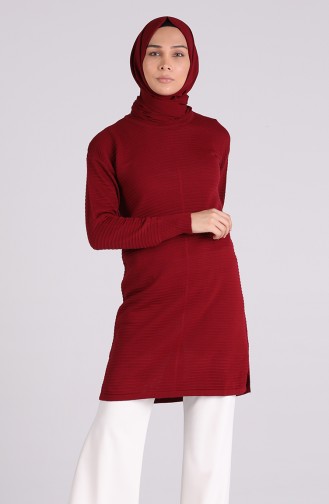 Claret red Trui 1455-05