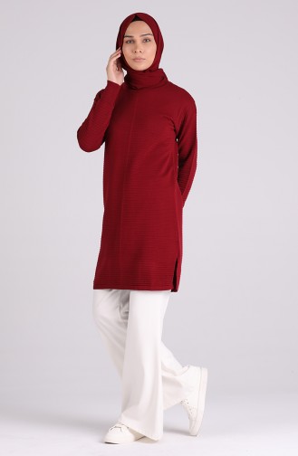 Weinrot Pullover 1455-05