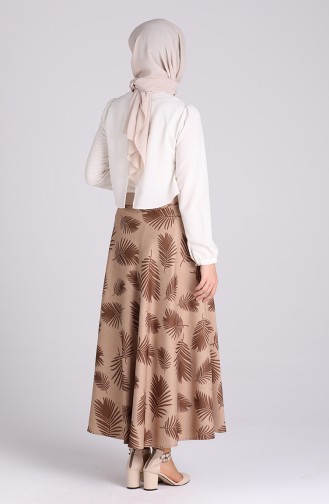 Khaki Skirt 8006-02