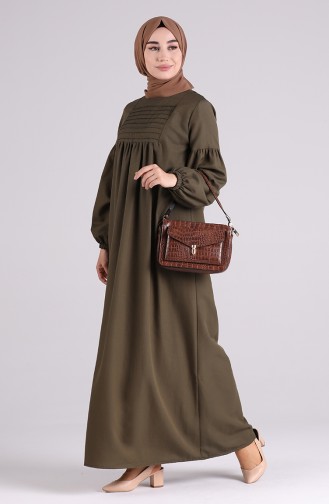 Robe Hijab Khaki 8036-01