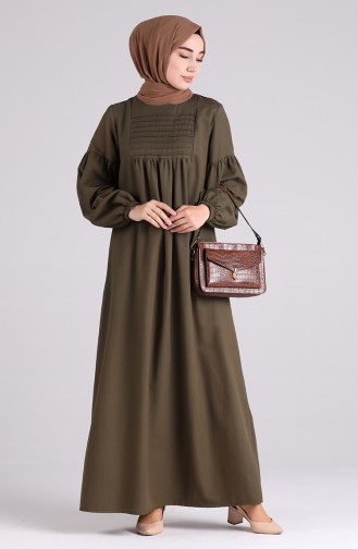 Robe Hijab Khaki 8036-01