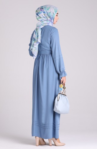 Indigo Hijab Kleider 8018-01