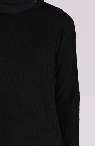 Schwarz Pullover 1460-06