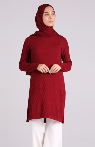 Claret Red Sweater 1460-07