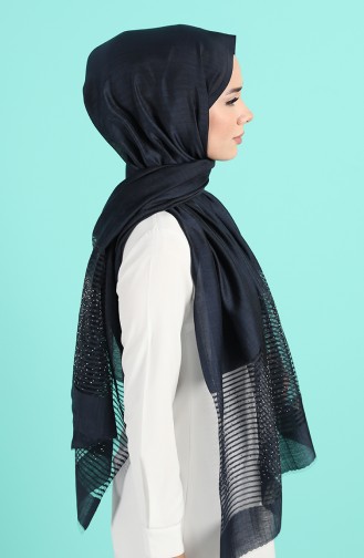 Navy Blue Shawl 4718-01