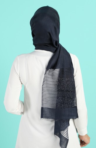 Navy Blue Shawl 4718-01