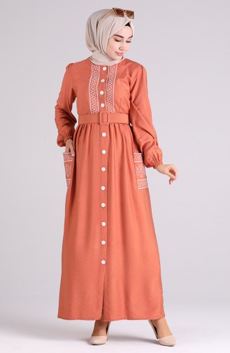 Robe Hijab Tabac 70001-02