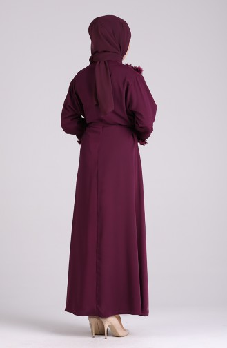 Habillé Hijab Pourpre 1119-01