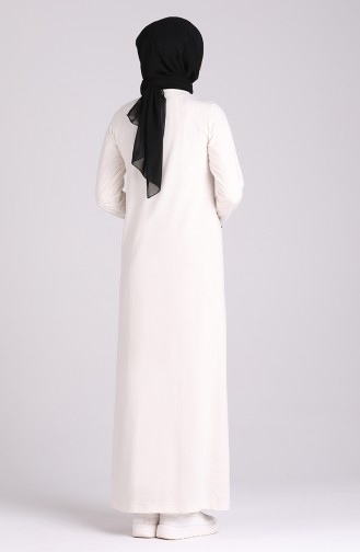 Robe Hijab Ecru 0506-07