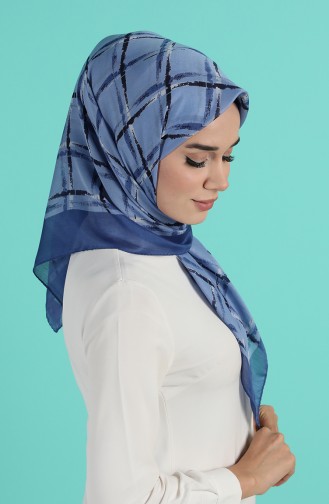 Light Blue Hoofddoek 90664-16