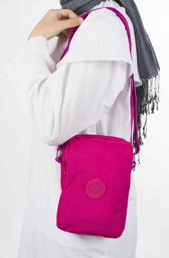 Fuchsia Schultertasche 38-07