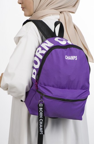 Purple Back Pack 27-06