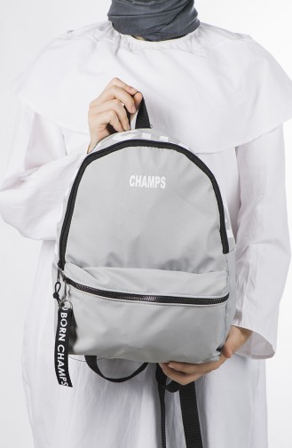 Light Gray Back Pack 27-07