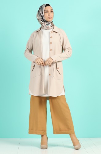 Wide Leg Pants with Belt 10006-03 Mustard 10006-03