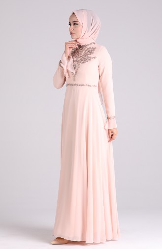 Habillé Hijab Saumon 6179-02