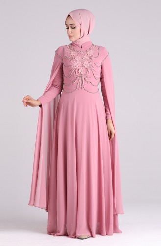 Habillé Hijab Rose Pâle 4714-05