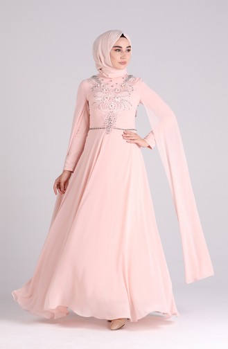 Stony Evening Dress 4715-05 Salmon 4715-05