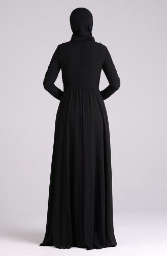 Habillé Hijab Noir 0083-03