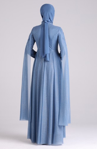 Habillé Hijab Indigo 5070-01