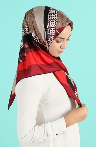 Coral Red Hoofddoek 2964-03