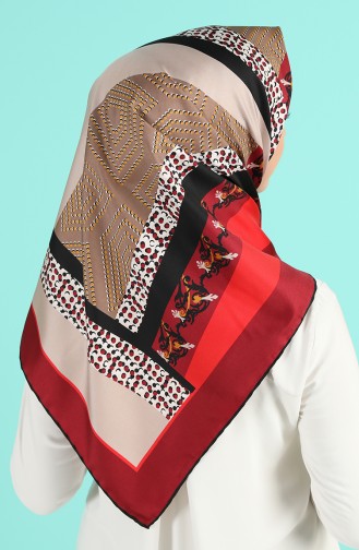 Coral Red Hoofddoek 2964-03