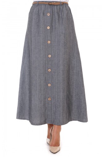 Gray Skirt 4213ETK-01