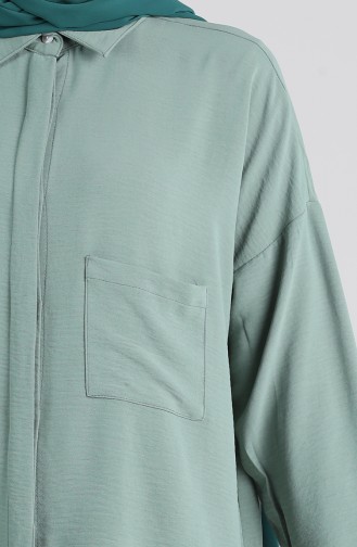 قميص أخضر مائي 8155-20