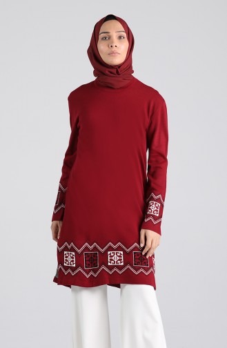 Claret Red Sweater 1452-04