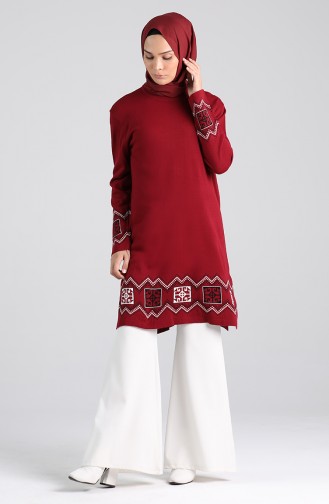 Claret Red Sweater 1452-04