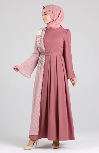 Habillé Hijab Rose Pâle 1147-04