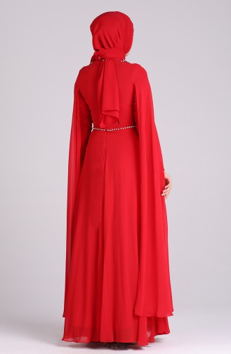 Habillé Hijab Rouge 4715-03