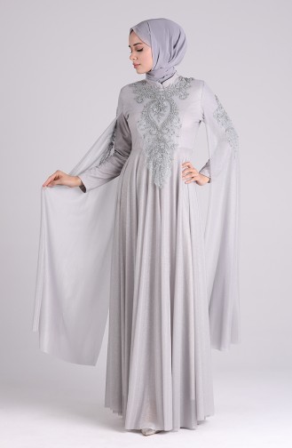 Habillé Hijab Gris 5070-04