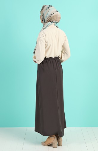 Brown Skirt 4236ETK-01
