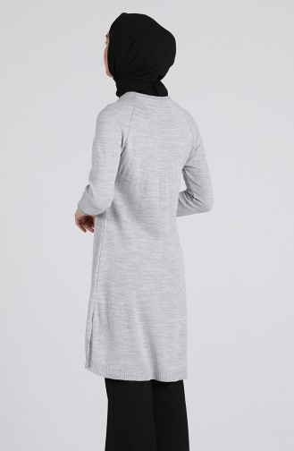 Triko Reglan Kol Kazak 3003-07 Gri