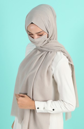Sefamerve Maskeli Şal 1001-05 Taş
