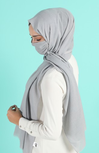 Light Gray Shawl 1001-07