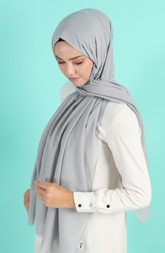 Light Gray Sjaal 1001-07