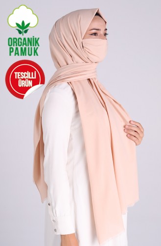 Sefamerve Masked Shawl 1000-04 Light Salmon 1000-04