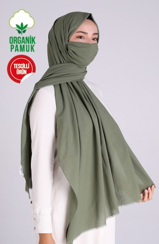 Sefamerve Masked Shawl 1000-12 Light Green 1000-12