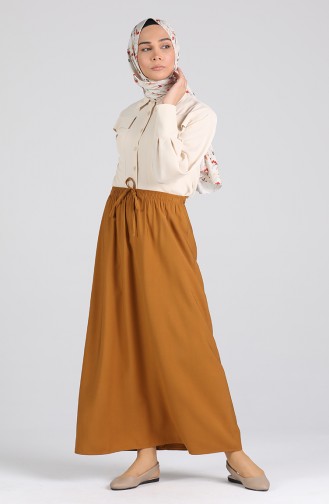 Tan Skirt 4226ETK-01