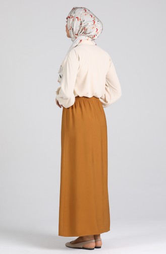 Tan Skirt 4226ETK-01