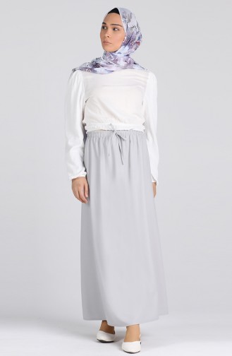 Gray Skirt 4239ETK-01