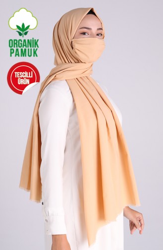 Sefamerve Masked Shawl 1000-20 Orange 1000-20